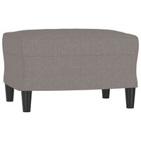vidaXL Taburet, gri taupe, 60x50x41 cm, material textil