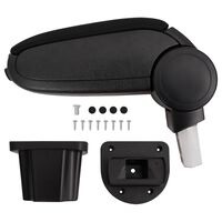 vidaXL Auton käsinoja musta 12x31x(29,5-47) cm ABS
