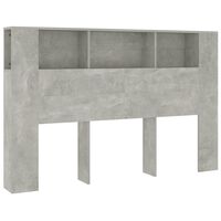 vidaXL betonszürke áthidaló szekrény 160 x 18,5 x 104,5 cm