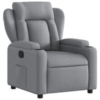 vidaXL Relaxsessel Hellgrau Stoff