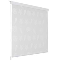 vidaXL rullo žalūzija dušai, 80x240 cm, jūras zvaigžņu dizains