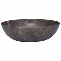 vidaXL valamu, hall, Ø40 x 12 cm, marmor