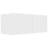 vidaXL Szafka TV, biała, 80x30x30 cm, materiał drewnopochodny