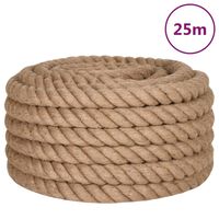 vidaXL Juteseil 25 m Länge 40 mm Stärke