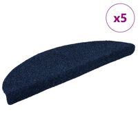 vidaXL Samoljepljivi otirači za stepenice 5 kom modri 56 x 17 x 3 cm