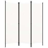 vidaXL Parawan 3-panelowy, biały, 150 x 180 cm