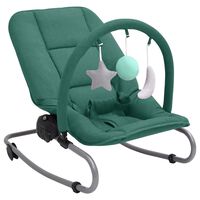 vidaXL Baby Bouncer Green Steel