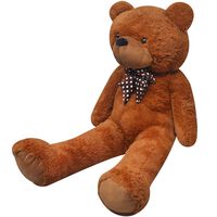 vidaXL Nalle pehmolelu XXL 135 cm ruskea