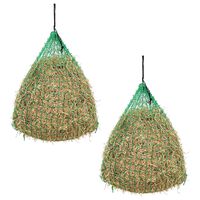 vidaXL Sítě na seno 2 ks kulaté 0,75 x 0,5 m PP