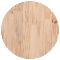 vidaXL Table Top Ø30x2.5 cm Solid Wood Pine