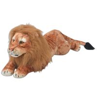 vidaXL Giocattolo in Peluche Leone Marrone XXL