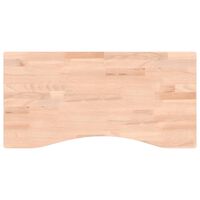 vidaXL Desk Top 80x(36-40)x2.5 cm Solid Wood Beech