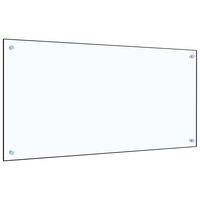 vidaXL Kuchyňský panel průhledný 100 x 50 cm tvrzené sklo