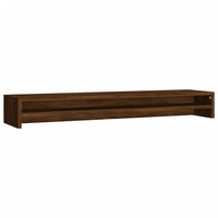vidaXL barna tölgy színű szerelt fa monitorállvány 100 x 24 x 13 cm