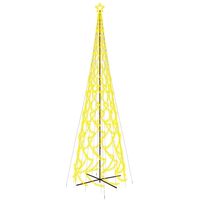 vidaXL Vánoční stromek kužel 3000 teplých bílých LED diod 230 x 800 cm