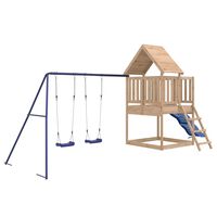 vidaXL Set da Gioco da Esterno in Legno Massello di Pino
