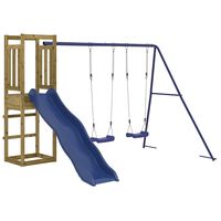 vidaXL Set da Gioco da Esterno in Legno di Pino Impregnato