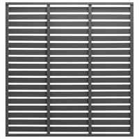 vidaXL Panou de gard, gri, 180x180 cm, WPC