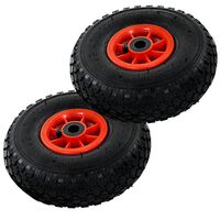 vidaXL Kola k rudlu 2 ks pryž 3.00–4 (245 x 82)
